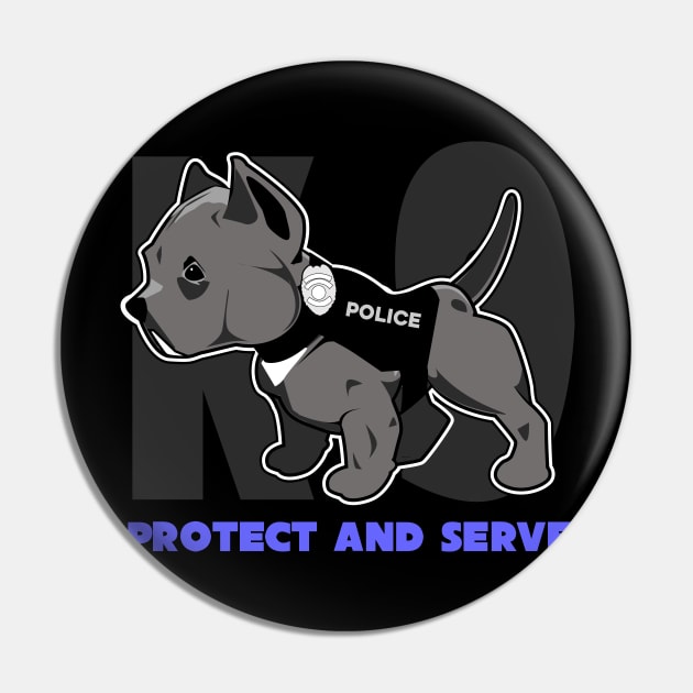 K-9 Pitbull Pin by Spikeani