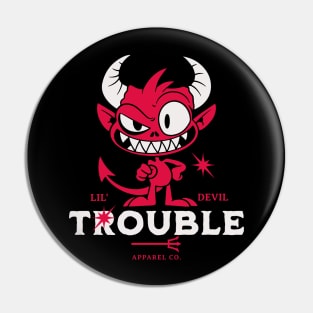 Lil' Devil Means Trouble Pin