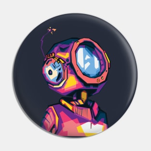 Astronaut colorful Pin