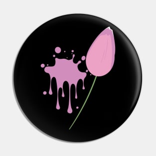 Pink Tulip Pin