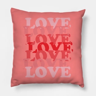 Love seven times-Valentines text Pillow