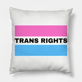 Trans Rights Pillow