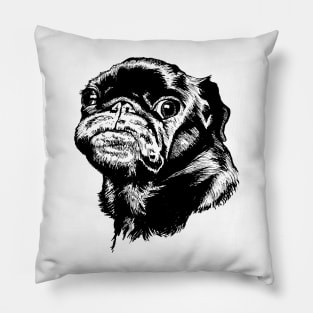 Glorious Pug Pillow