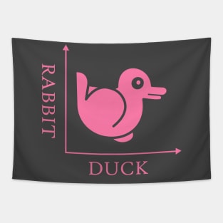 Duck Rabbit Illusion Tapestry