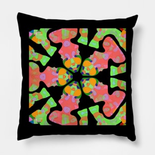 abstract aliens Pillow