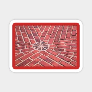 Pattern in Brick Magnet