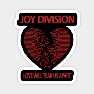 Joy Division - Love Will (Red) Magnet