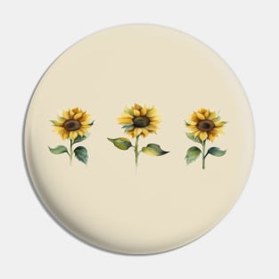 Sunflowers Pin