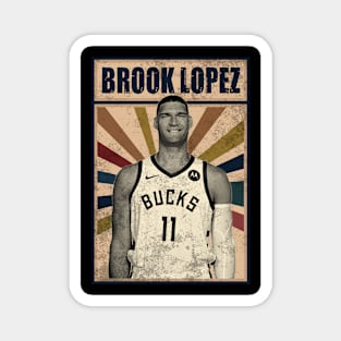 Milwaukee Bucks Brook Lopez Magnet