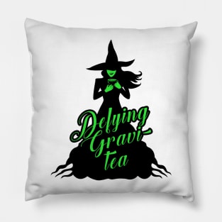 Wicked Defying Gravi-tea Pillow