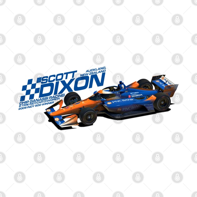 Scott Dixon 2022 (blue) by Sway Bar Designs