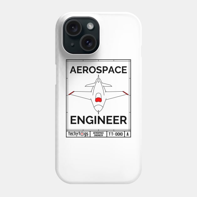 Aerospace Engineer Phone Case by techy-togs