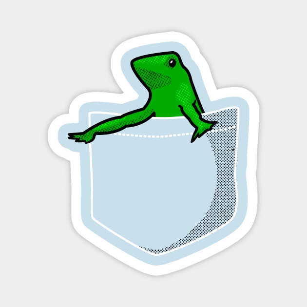 Pocket Dat Boi Magnet by dumbshirts