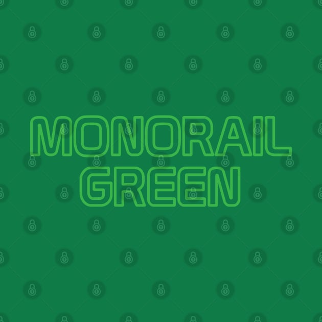 Monorail Green by Tomorrowland Arcade