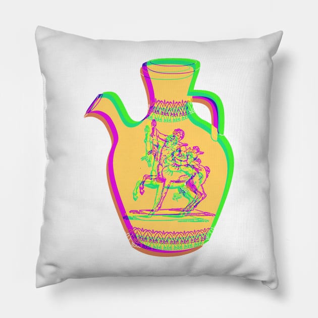 Greek Vase 3 Pillow by indusdreaming