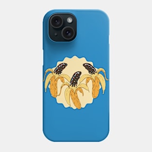 Chocolate Bananas Illustration // Choco Banana Phone Case