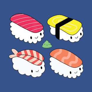 sushi poops wasabi 2 T-Shirt