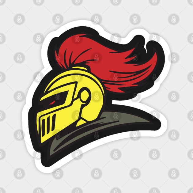 Knight helmet Magnet by Right-Fit27