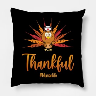 Thankful Turkey Nurse - Special Thanksgiving Edition Pillow