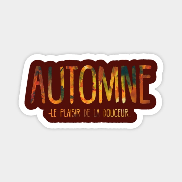 Fête de la vie : l'automne Magnet by GribouilleTherapie