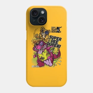 Mr. Button V a Purple Dinosaur Phone Case