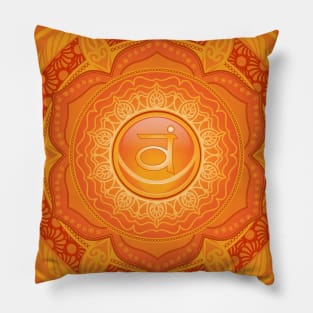 Sacral Chakra Mandala - 07 Pillow