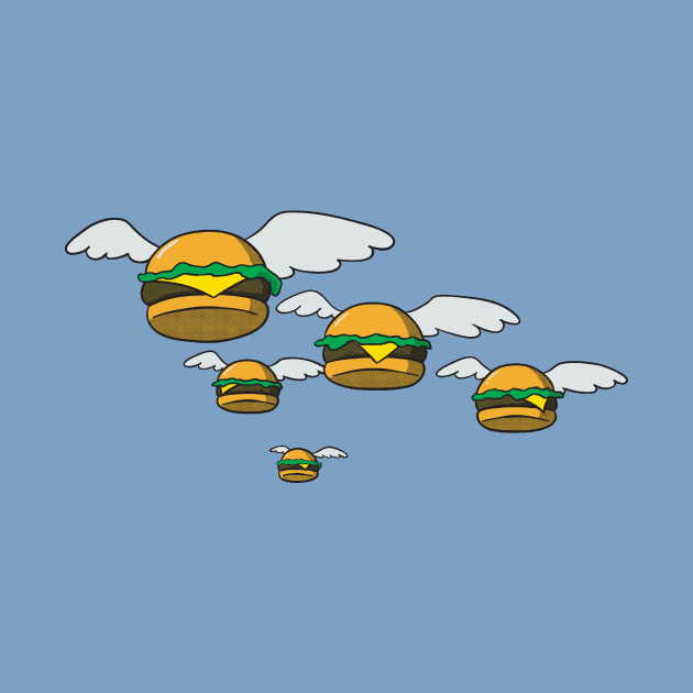 Flying Burgers by manikx