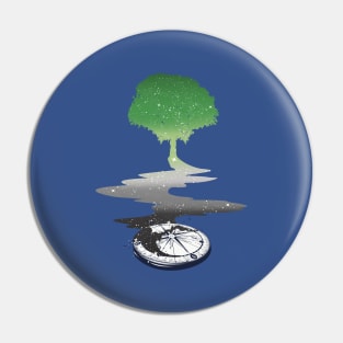 Aromantic Tree LGBT Pride Flag Pin