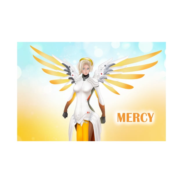 Mercy from Overwatch by LeslieC