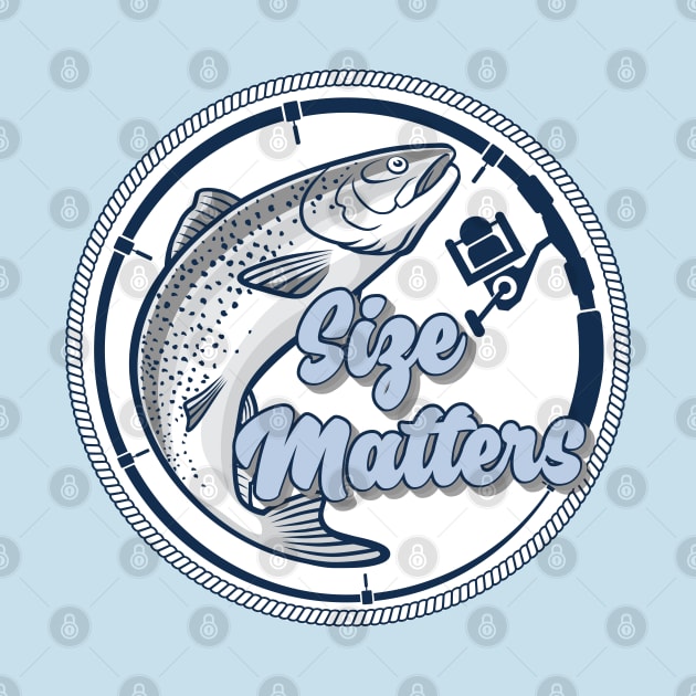 Size Matters Fishing Shirt by TipsyCurator