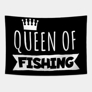 Queen of fishing Tapestry