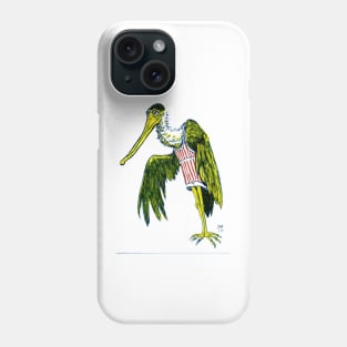 Bathing Stork Phone Case