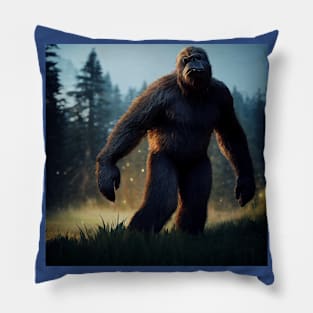 Sasquatch in Nature Pillow