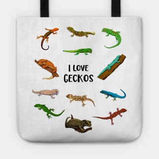 I love geckos Tote