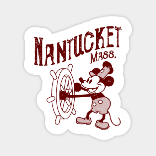 Steamboat Willie - Nantucket MA. Magnet