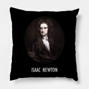 Sir Isaac Newton Portrait Art Pillow