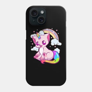 Cute & Funny Unicorn Cat Rainbow Kitty Unicorn Phone Case