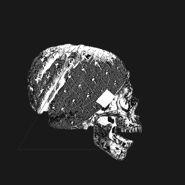 invert skull with beanie by stoekenbroek
