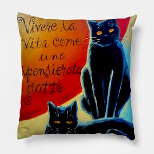 Italian Cats Pillow