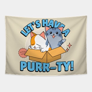 Cute Kittens Cute Kitty Funny Cats Love Tapestry