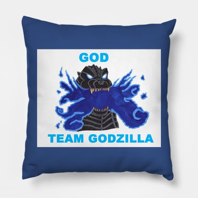 Team Godzilla Pillow by KaijuMarch1997