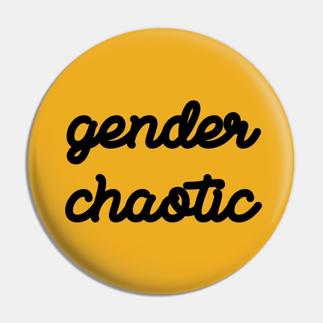 Gender Chaotic Pin by SuchPrettyWow