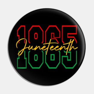 Juneteenth 2024  Black Freedom 1865 History Month Pin