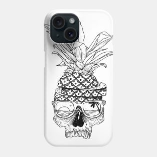 pineapple skull Phone Case