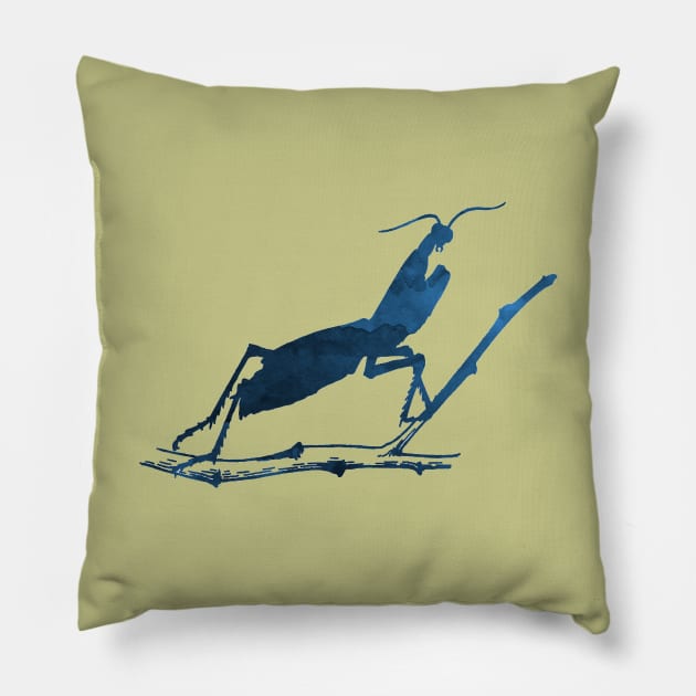 Mantis Pillow by TheJollyMarten