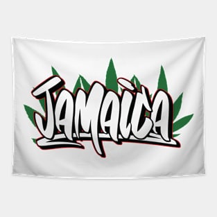 Weed Rather Be in Jamaica Tapestry