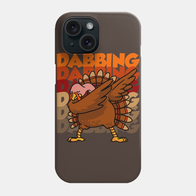 Dabbing Turkey Shirt Thanksgiving Dabbing Dabbing Y'all Tshirt Phone Case by vo_maria