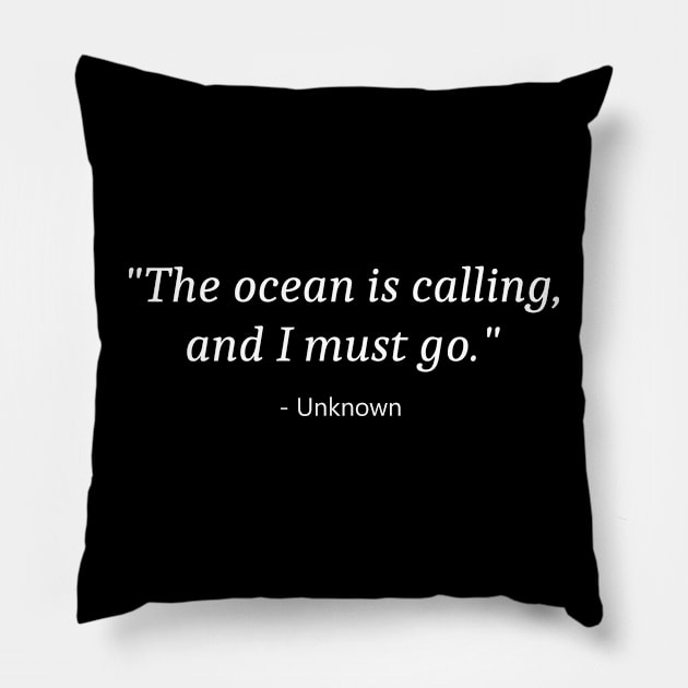 World Oceans Day Pillow by Fandie