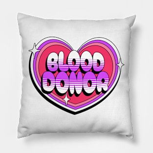 blood donor Pillow