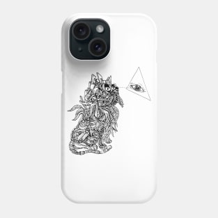 Connected Cat | Psychedelic Art Phone Case